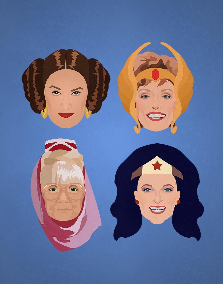 Minimalist Print of The Golden League