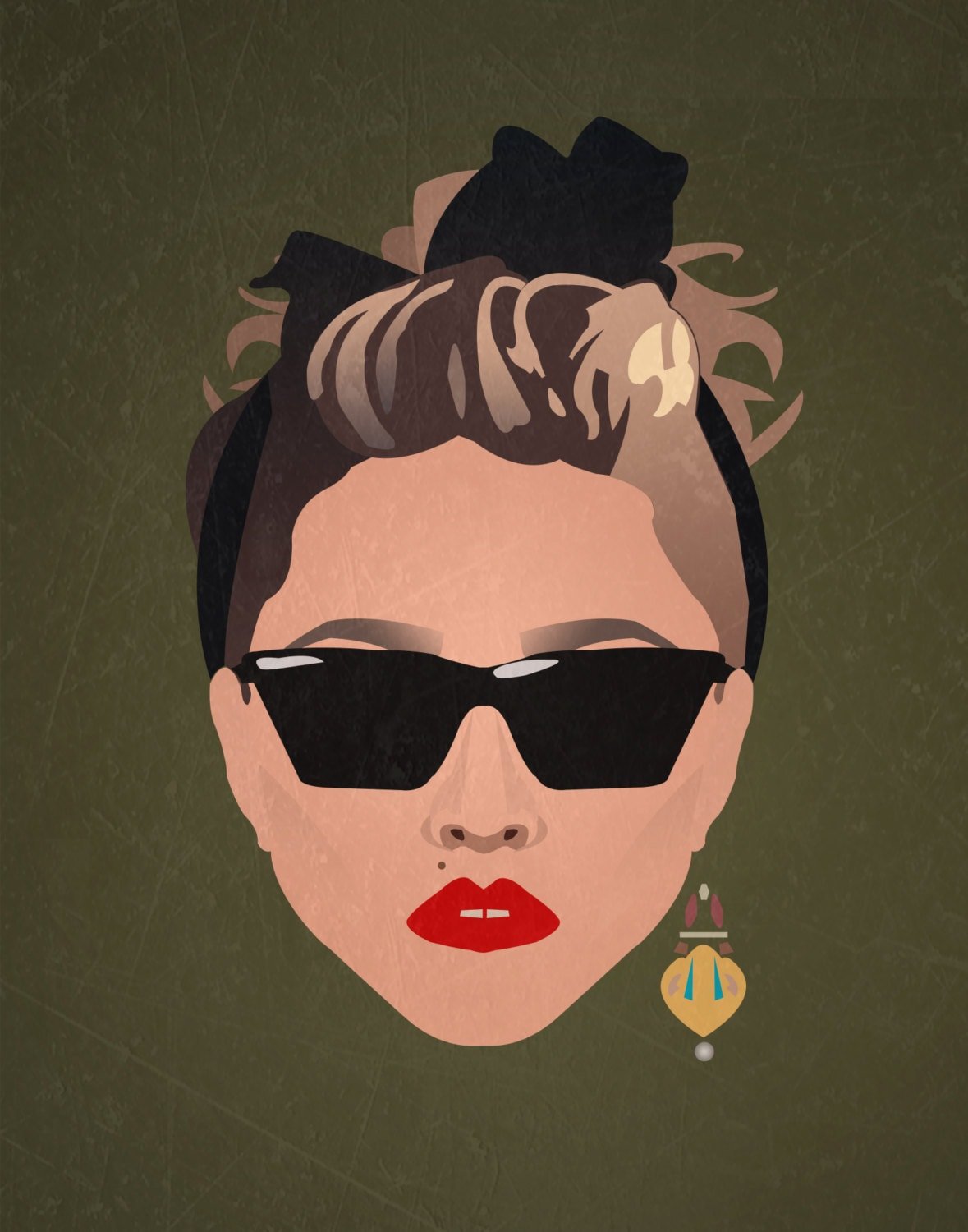 Minimalist Print inspired by Madonna from Desperately Seeking Susan