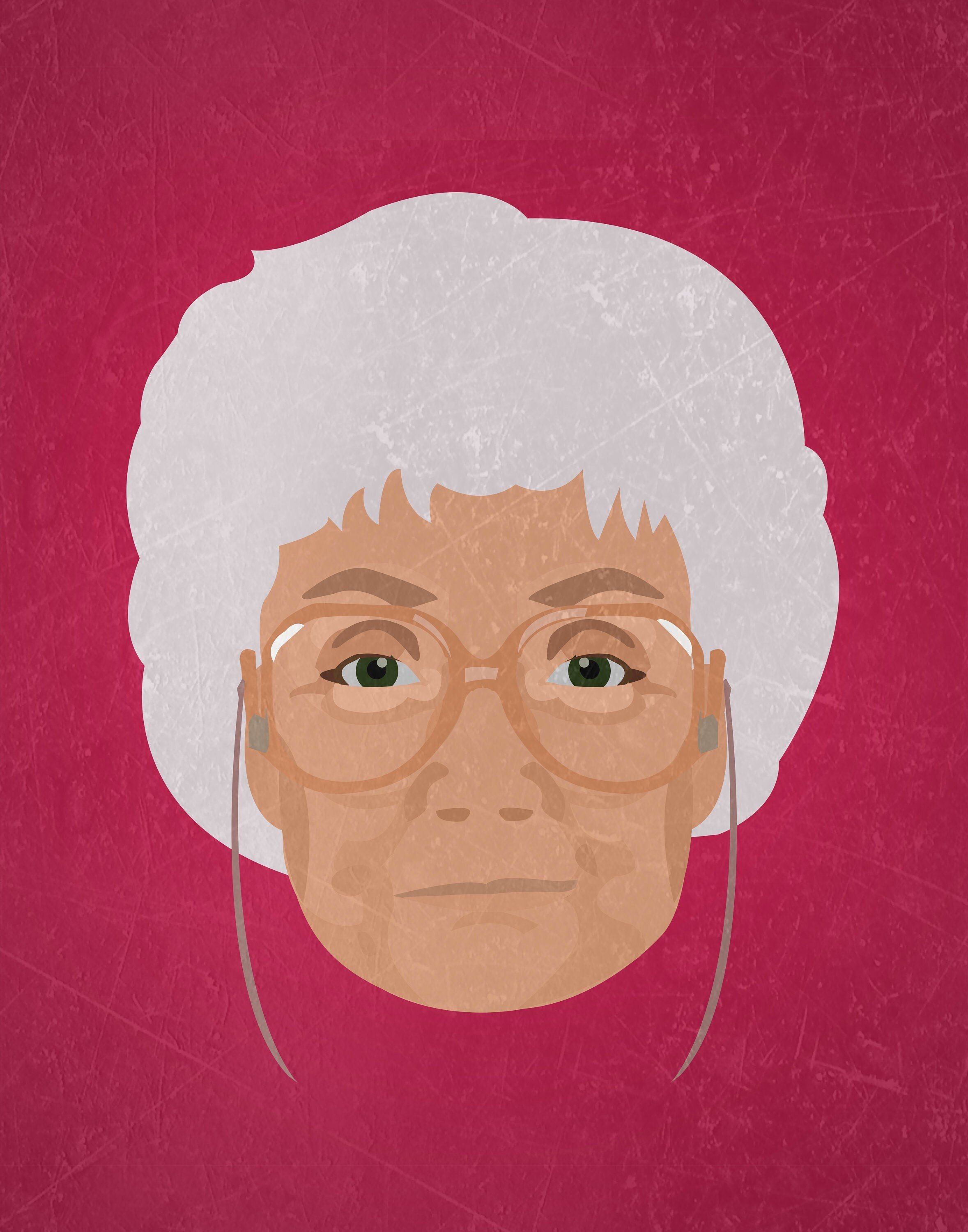 Minimalist Print inspired by Sophia Petrillo from The Golden Girls