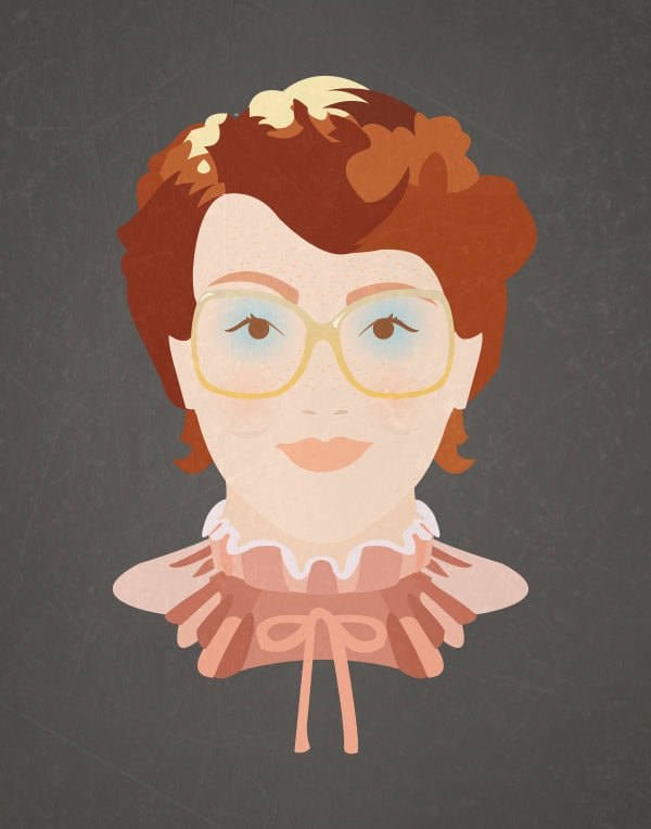 Minimalist Print inspired by Barb from Stranger Things