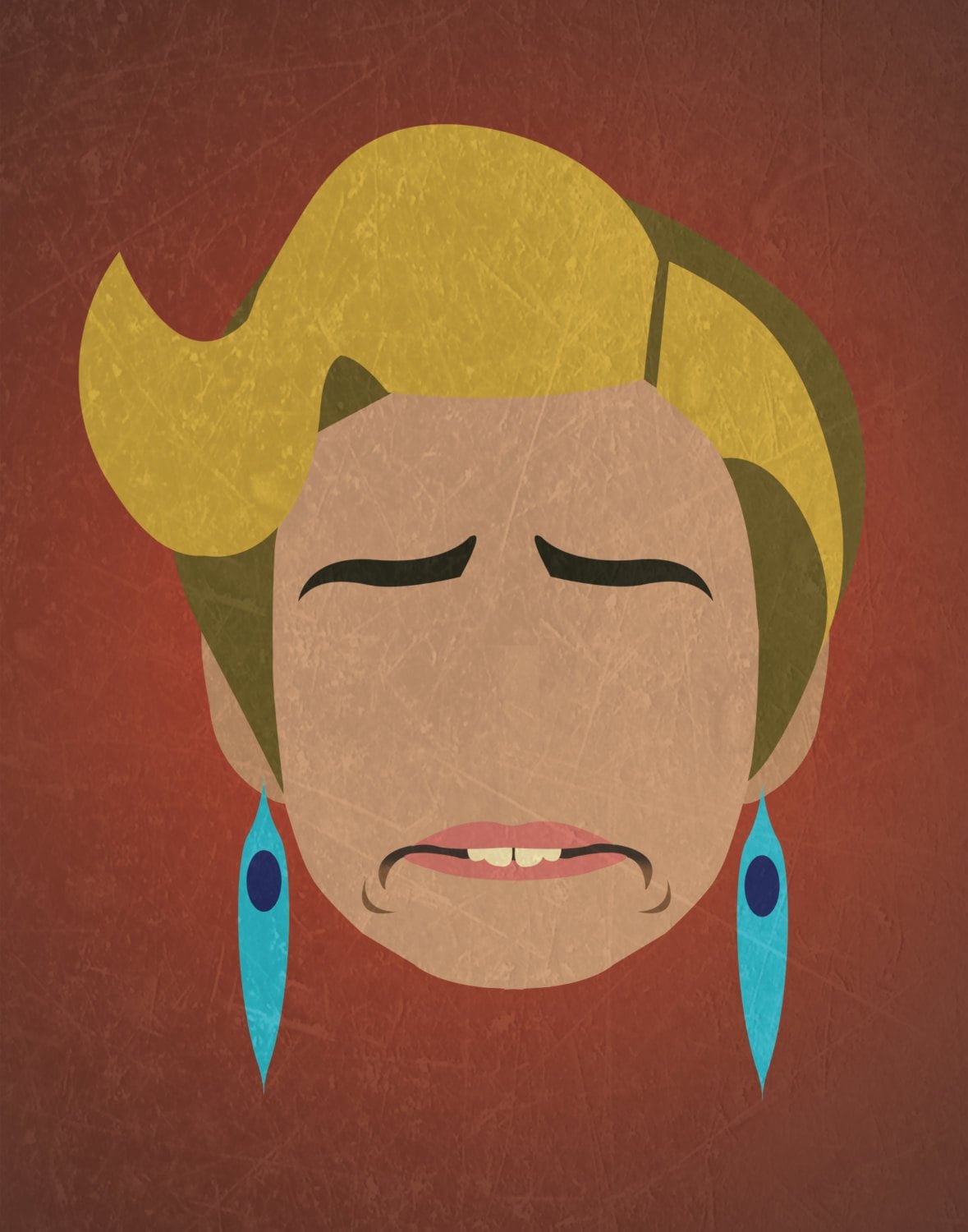 Minimalist design inspired by Jerri Blank from "Strangers With Candy"