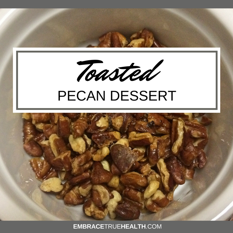 Toasted Pecan Dessert (for One)