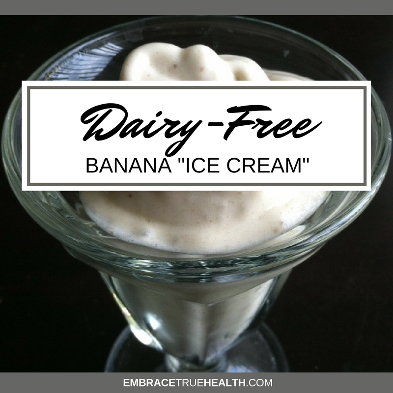 Dairy-Free Banana "Ice Cream"