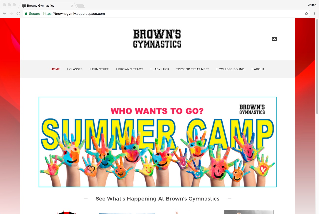 Browns Gymnastics - Live