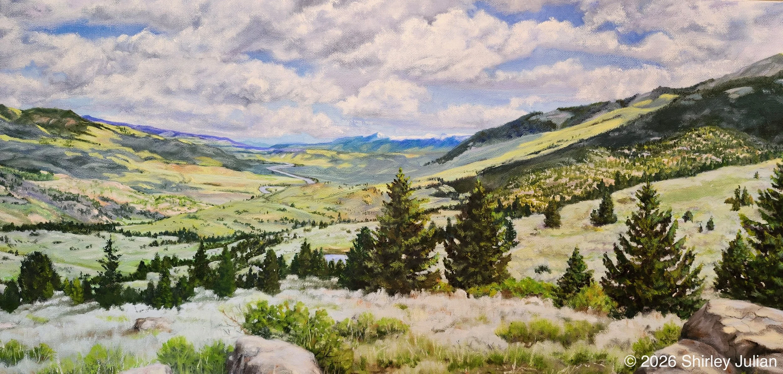 Paradise Valley, oil on canvas, 18" x 24" (Copy)