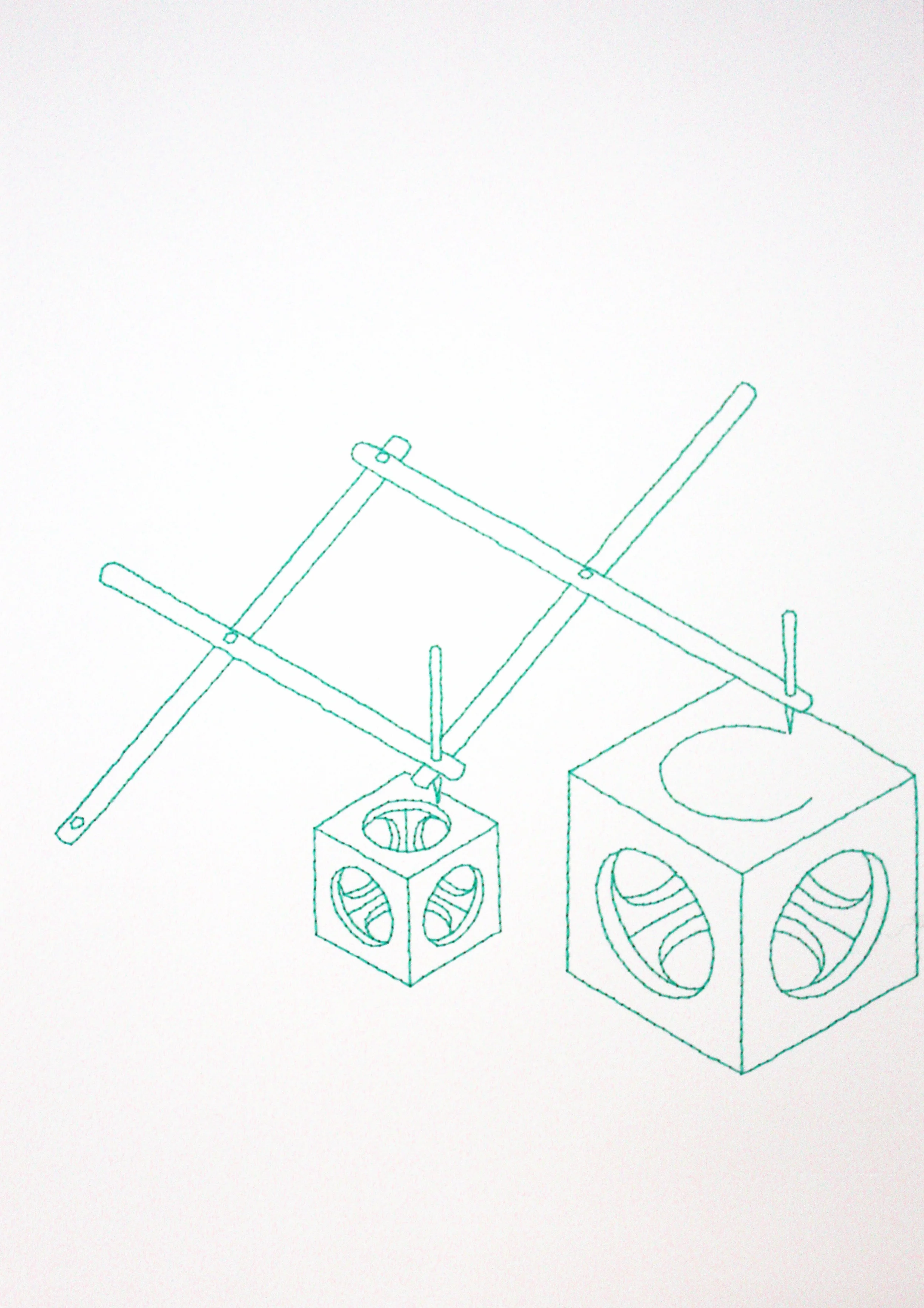 Kylie Stillman 'Pantograph Drawing' 2015