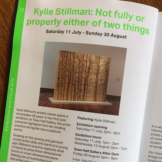 Preparing new work for upcoming exhibition, so honoured to be selected as Town Hall Gallery&rsquo;s solo exhibition for 2020.

Coming July... @townhallgallery