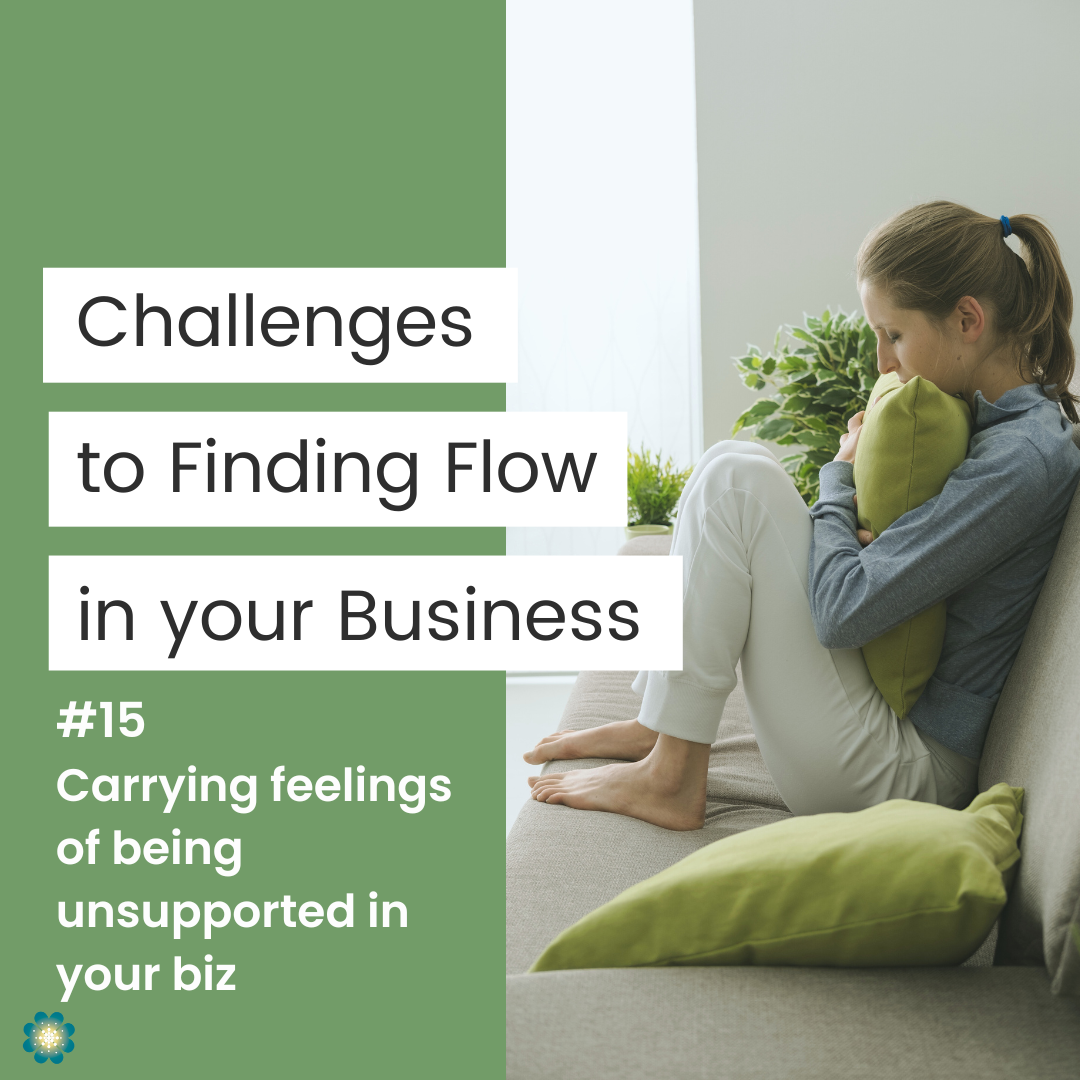 #15 Carrying feelings of being unsupported in your biz