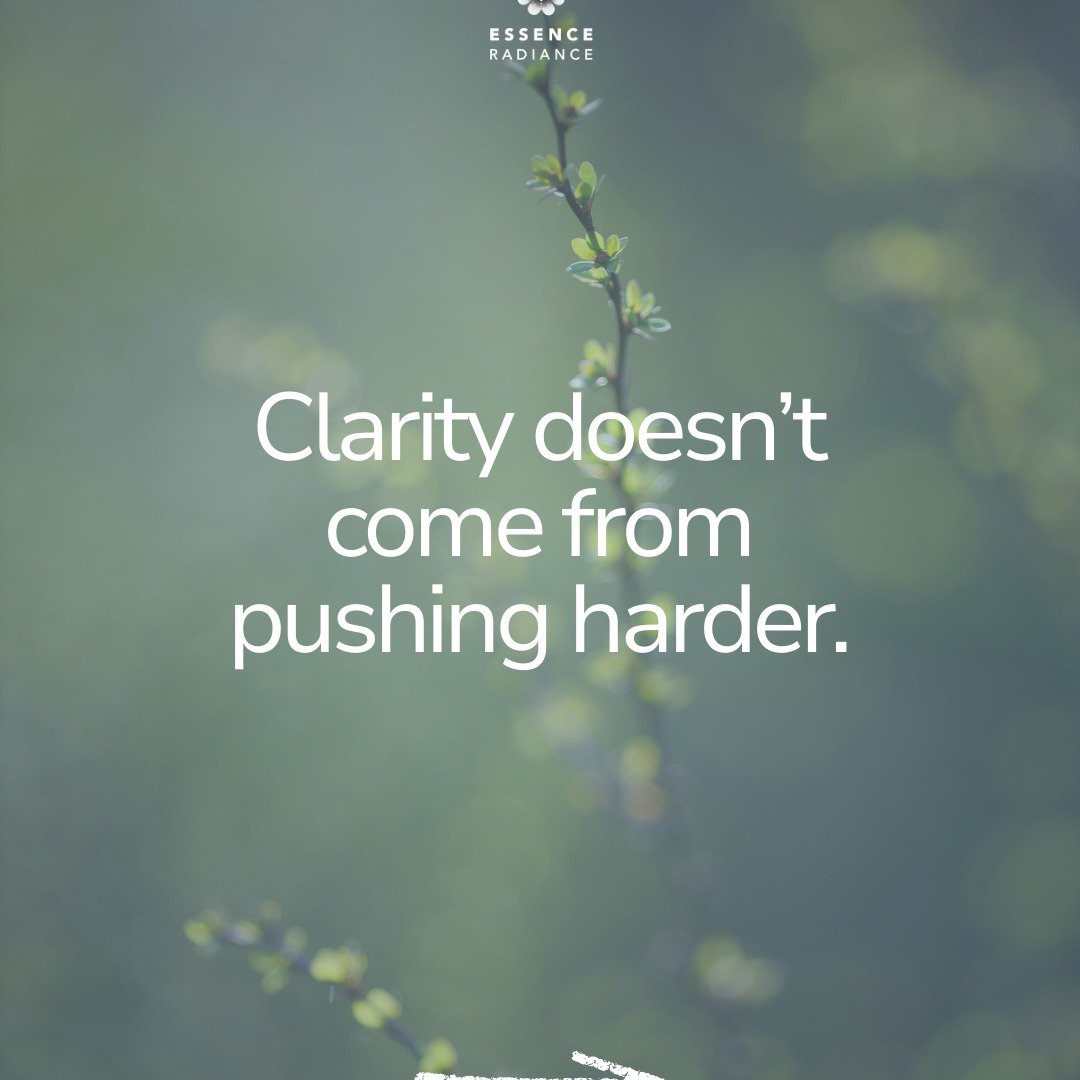 Clarity doesn&rsquo;t always come from pushing harder.

I say this as someone who&rsquo;s always pushed really hard.😂

Kinesiology has taught me so much, but I&rsquo;m most grateful for the way it has taught me how to stop pushing myself and simply 