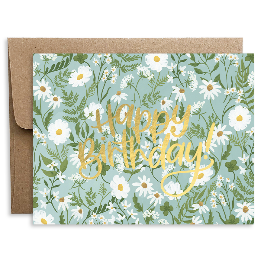  Astrid Floral Birthday Greeting Card 
