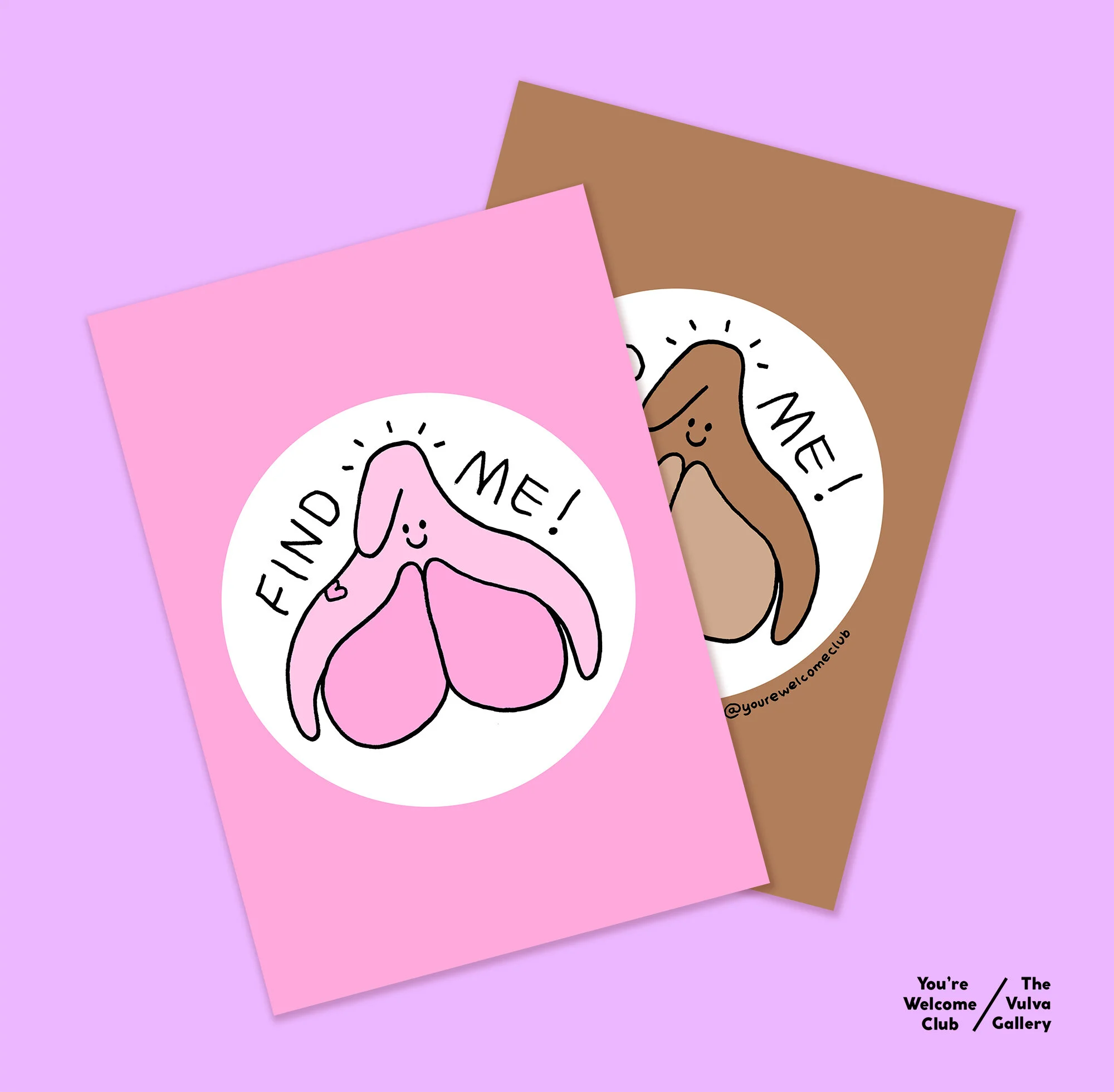 Find me! Clitoris Postcards — The Vulva Gallery
