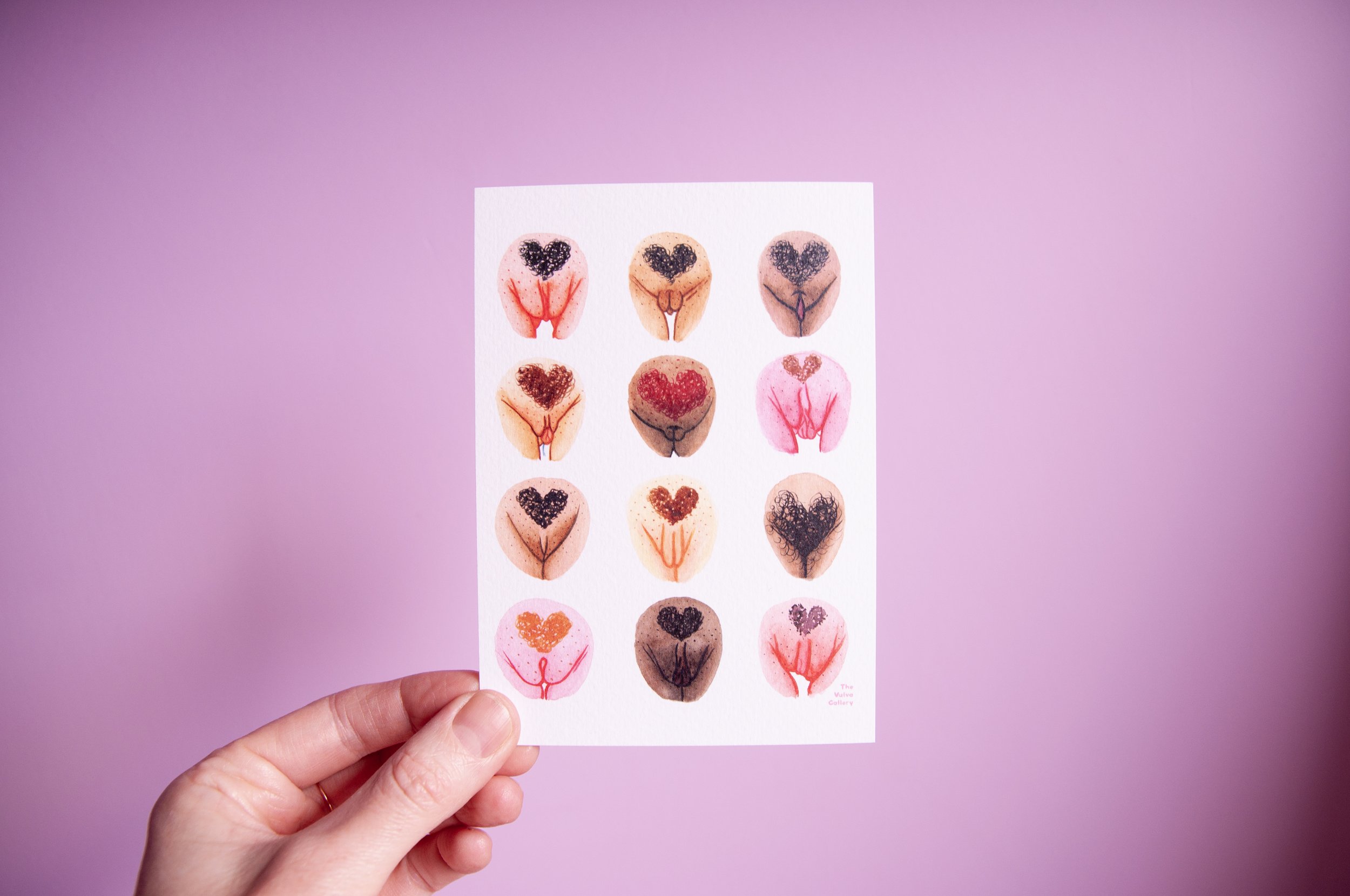 Postcard – Vulva Heart