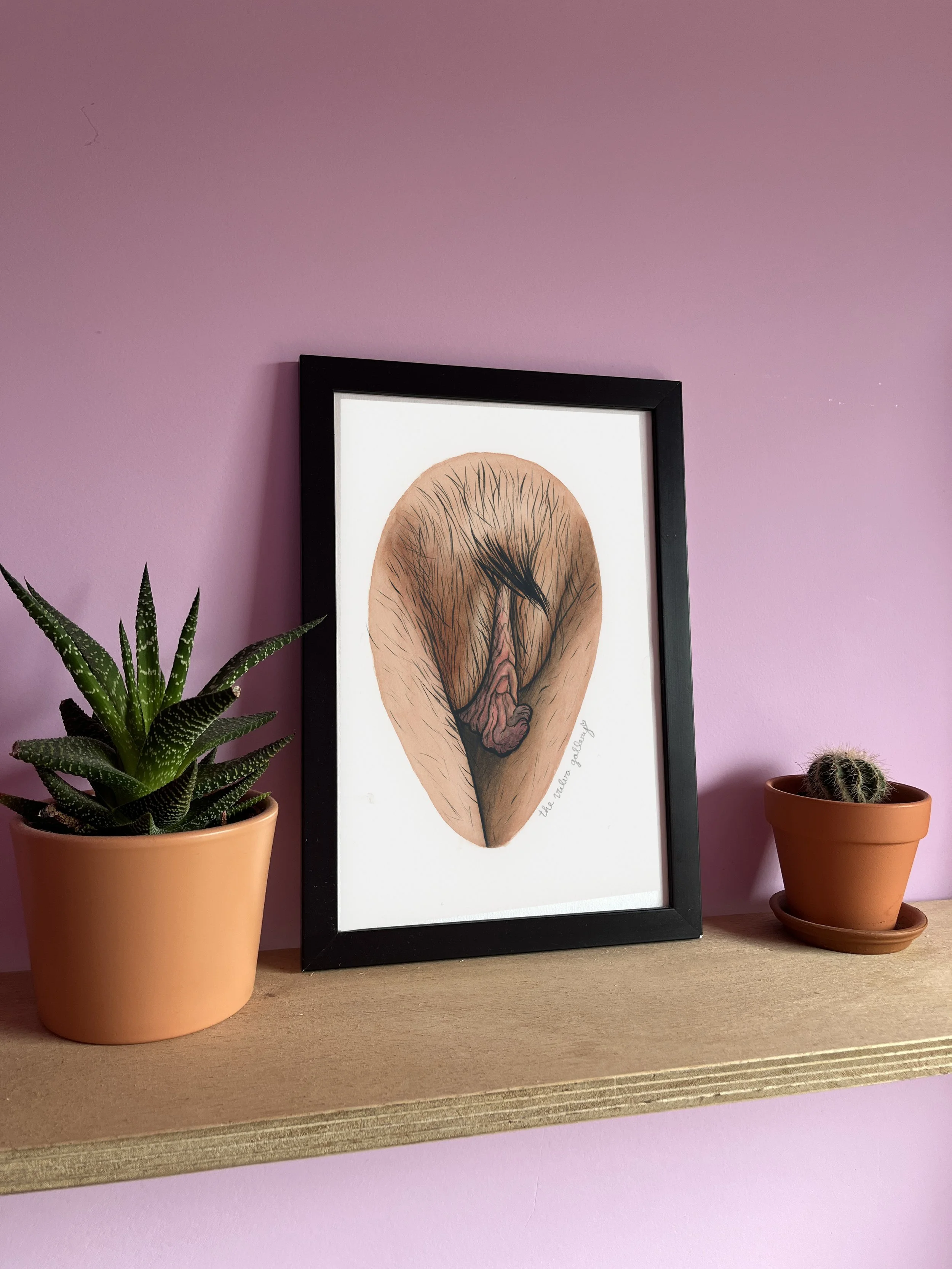 Custom Vulva Portrait • Watercolour