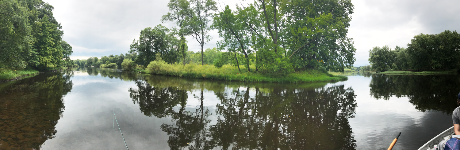 You could double haul and just about land your popper in the proposed Back Forty mine from right about here.