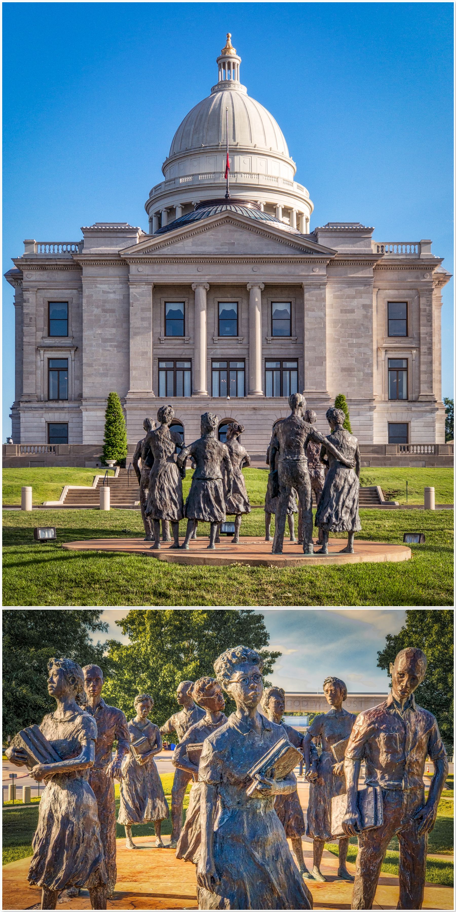 Little Rock Nine monument.jpeg