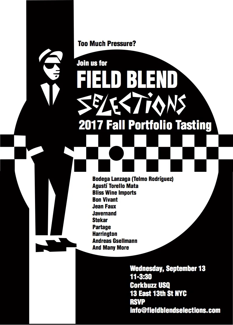 Trade Only - RSVP at info@fieldblendselections
