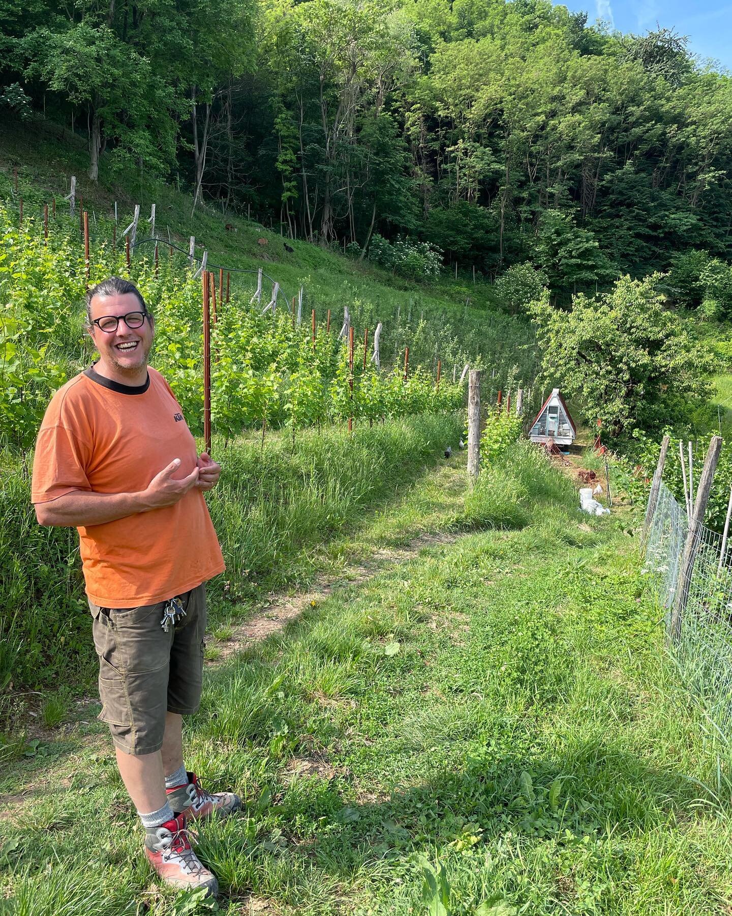 Terrific visit today with Patrick Uccelli and family at Tenuta Dornach in the Alto Adige. Patrick first started bottling his own wine in 2009 and these individually numbered bottles are beautiful and pure expressions of Pinot Bianco, Manzoni Bianco, 