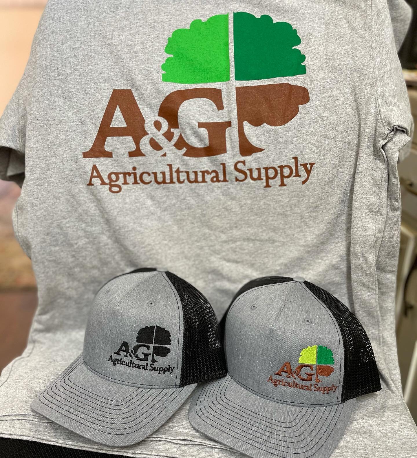 Fresh off the press, new gear for our team! Look good, feel good! #caag #agsupply #stakes #aandgagsupply #growers #wholesalenursery #wholesalelandscapesupply