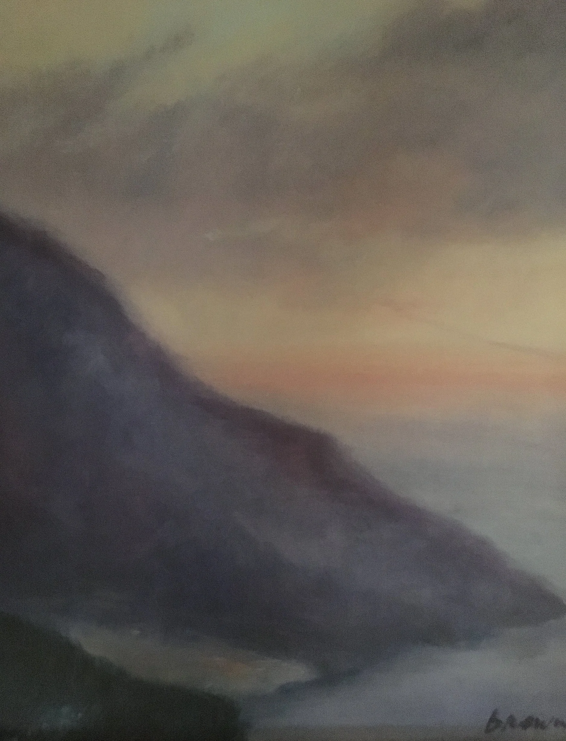  Amalfi Coast, Italy, oil on canvas 