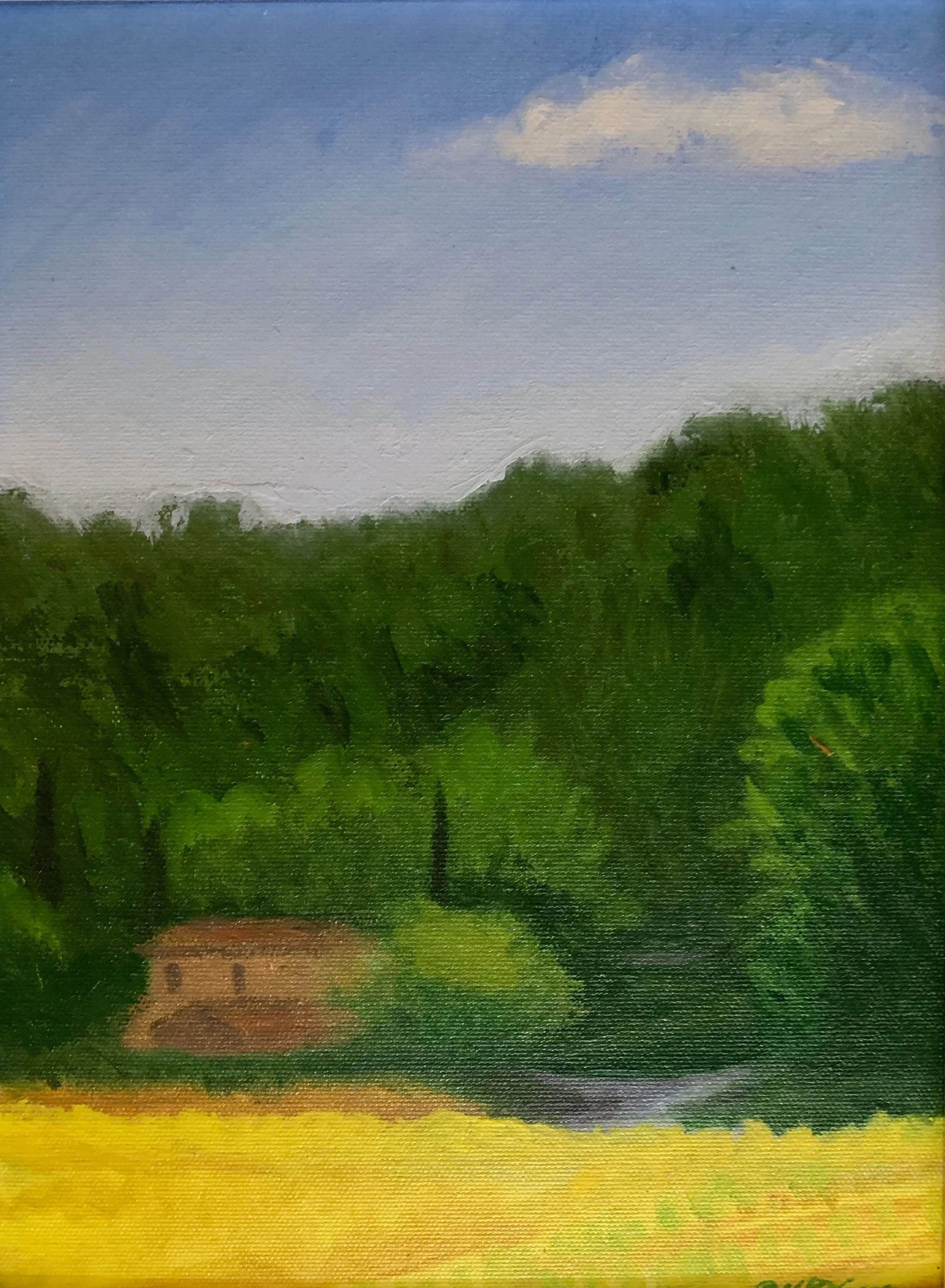 Provence, France, 10”x 12”, oil on panel