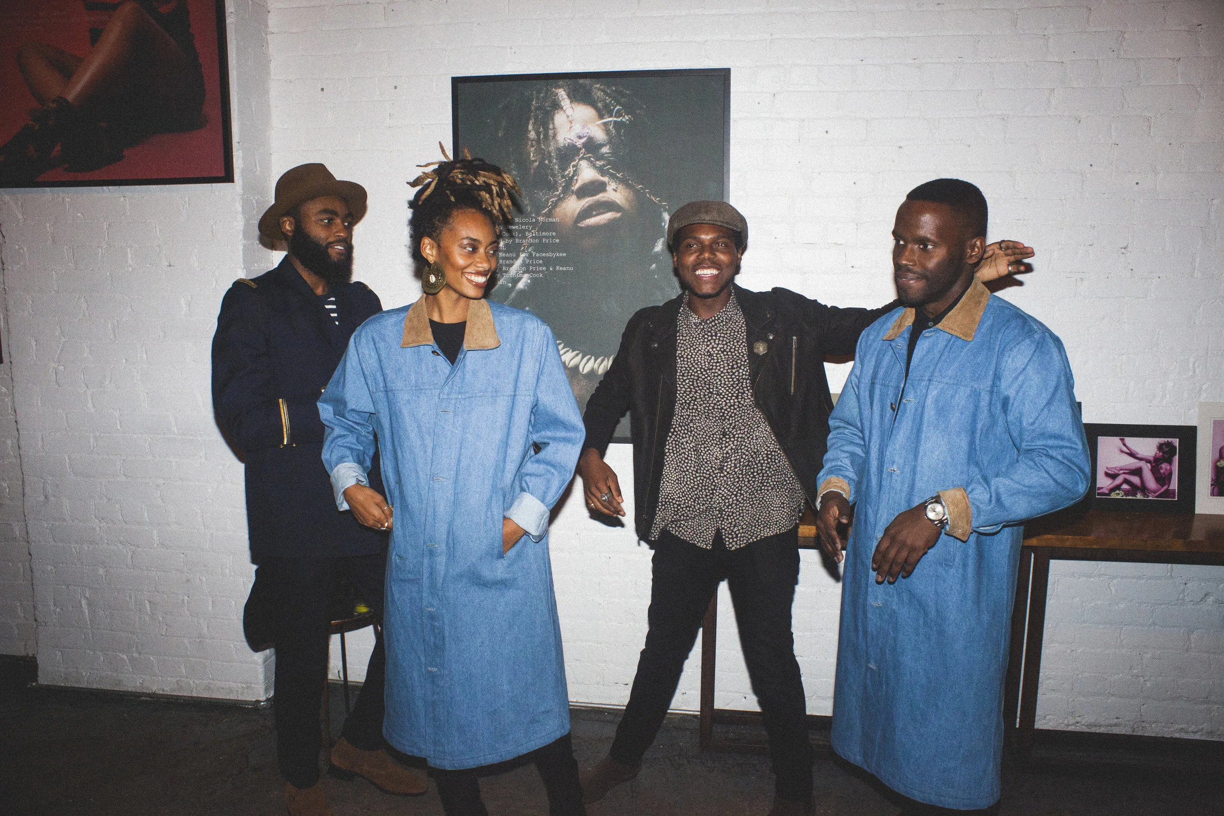 Designer team Rony Byas and Harvey Leon with the Renaissance Coat / Freddie Rankin II