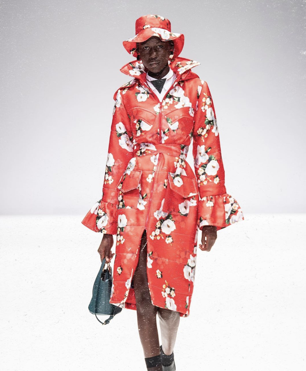 Hauwa Dauda in Thebe Magugu “African Studies” / Photo Courtesy Eunice Driver
