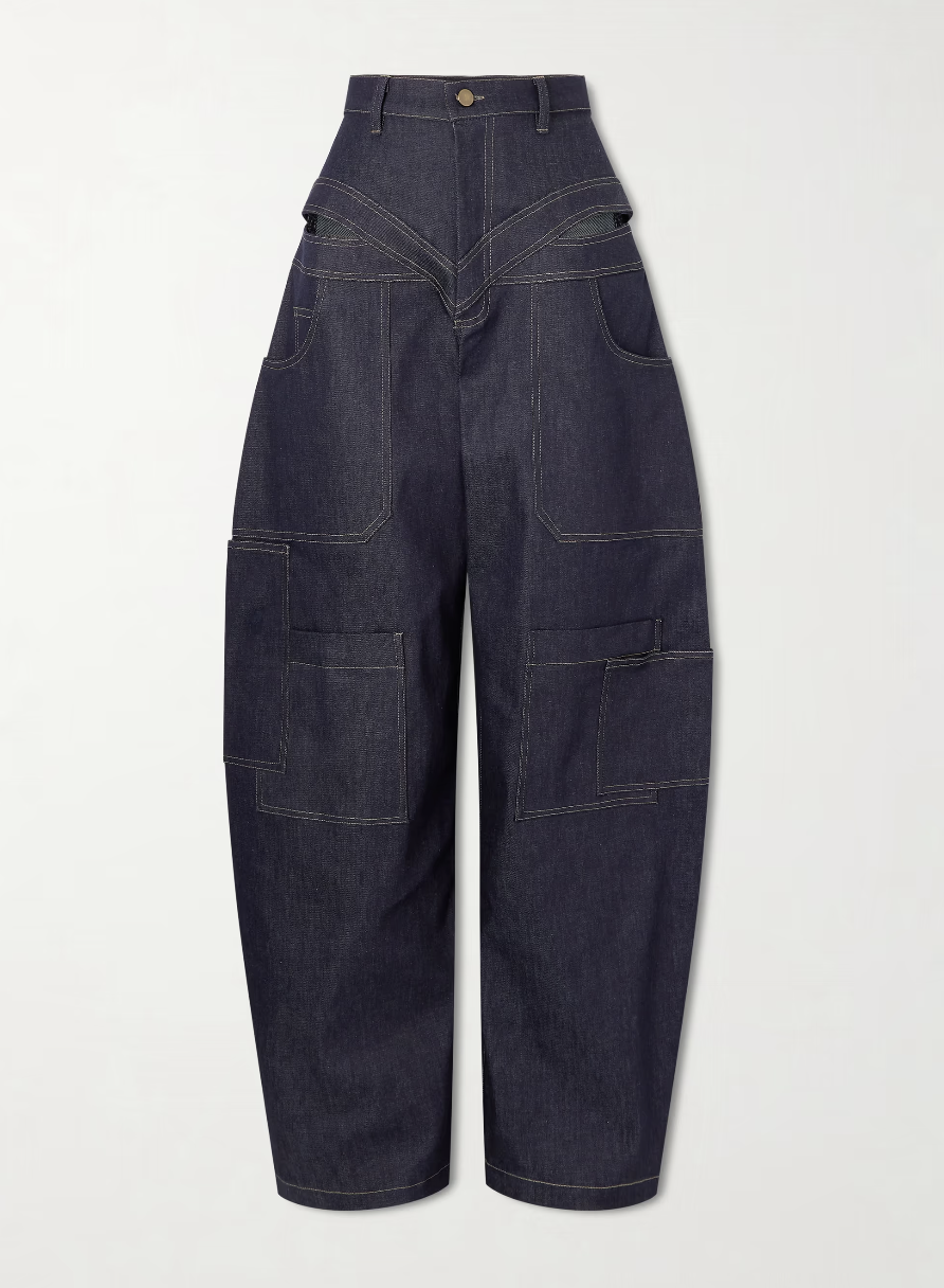 Banana Barrel-Leg Jeans