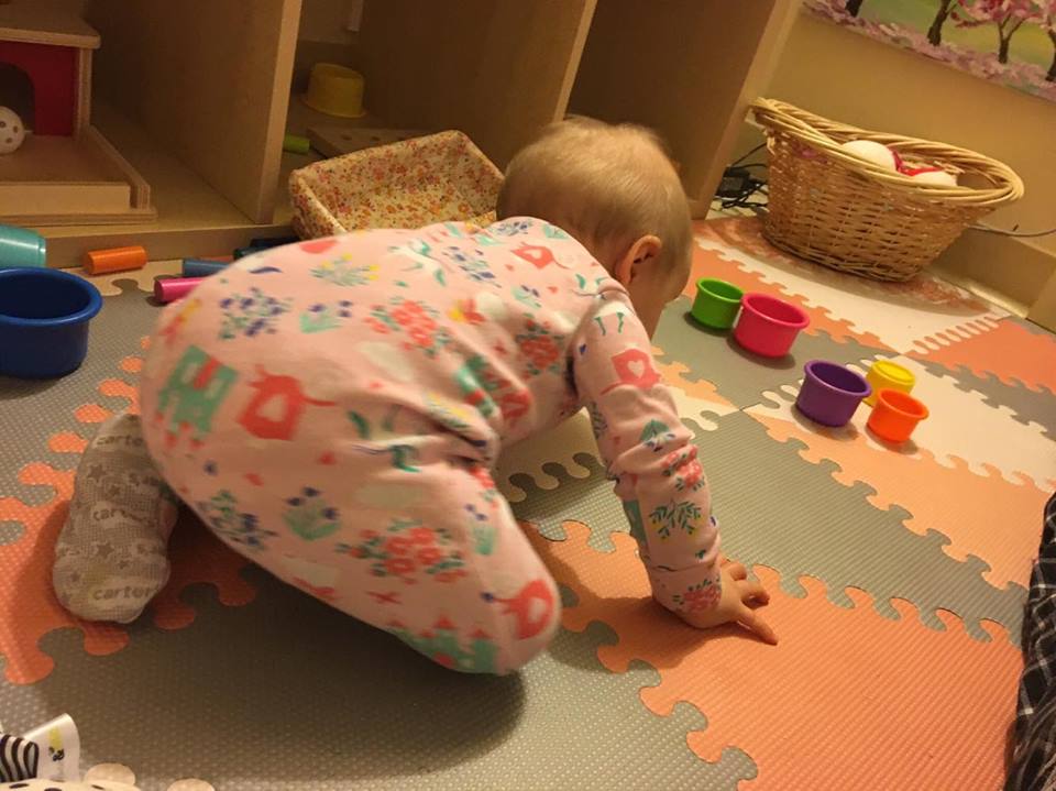 It is exhausting making a mess and she basically passed out on the floor after the destruction. 