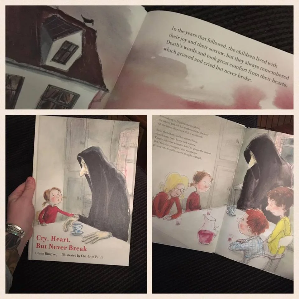 I love the way Death is personified and depicted in this book. 