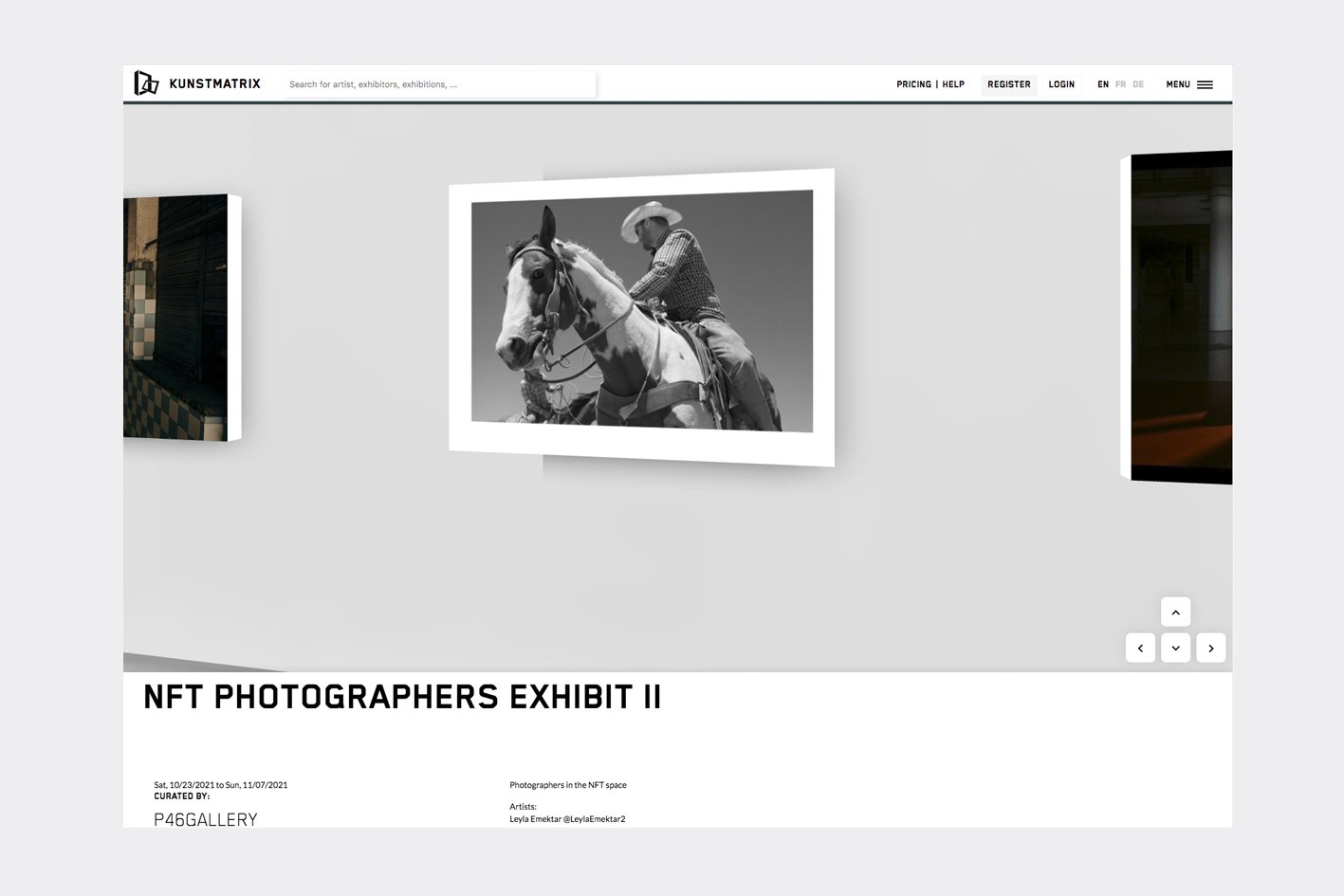 P46 Gallery : NFT Photographers Exhibit II
