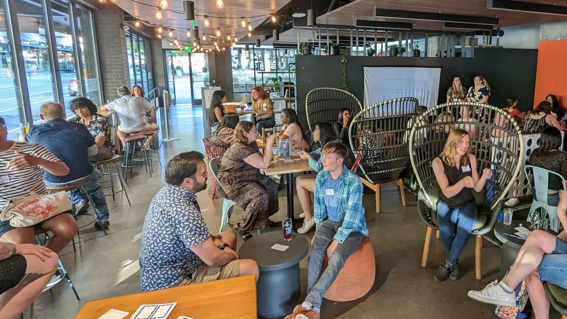 Skip the Small Talk Seattle event with adults in structured one-on-one conversations at a local venue.