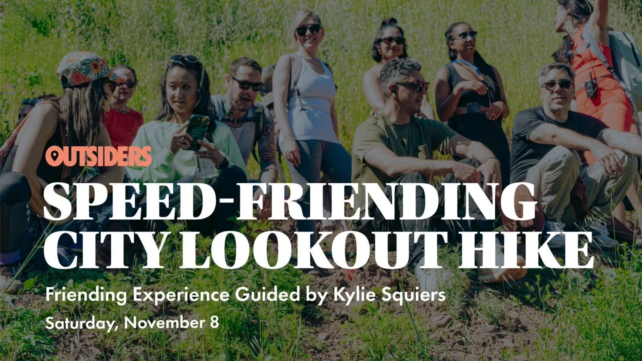 Speed-Friending Hike with Outsiders x Skip the Small Talk: Saturday, November 8, 2025