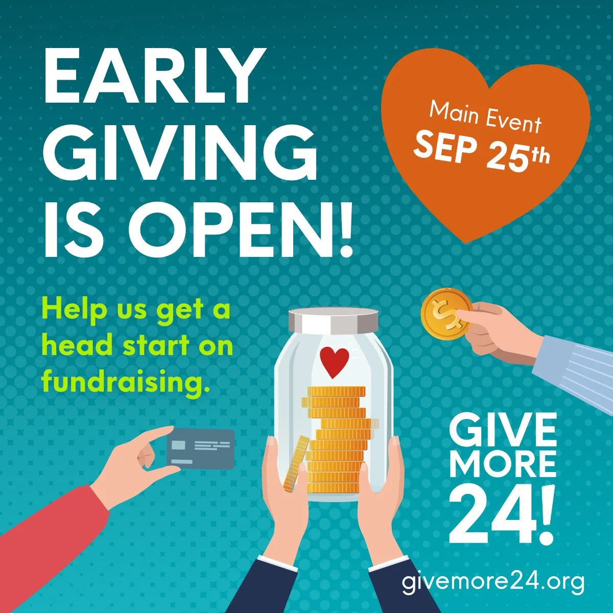 🎉 We’re off to a great start!
Thanks to our amazing early supporters, we've already raised $135 toward our $5,000 goal for #GiveMore24! 💖
Every dollar helps us empower women and girls through education, mentorship, and community support. Your