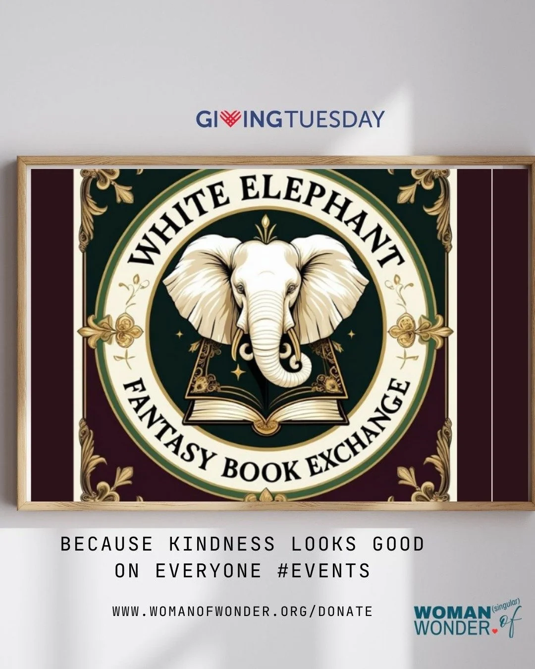 The most fun we had this year was at our White Elephant Book Exchange. What does that have with #GivingTuesday? Well, we had awesome guest speakers (our scholars) and we would like to have a full slate of women to introduce this spring. In fact, we'd
