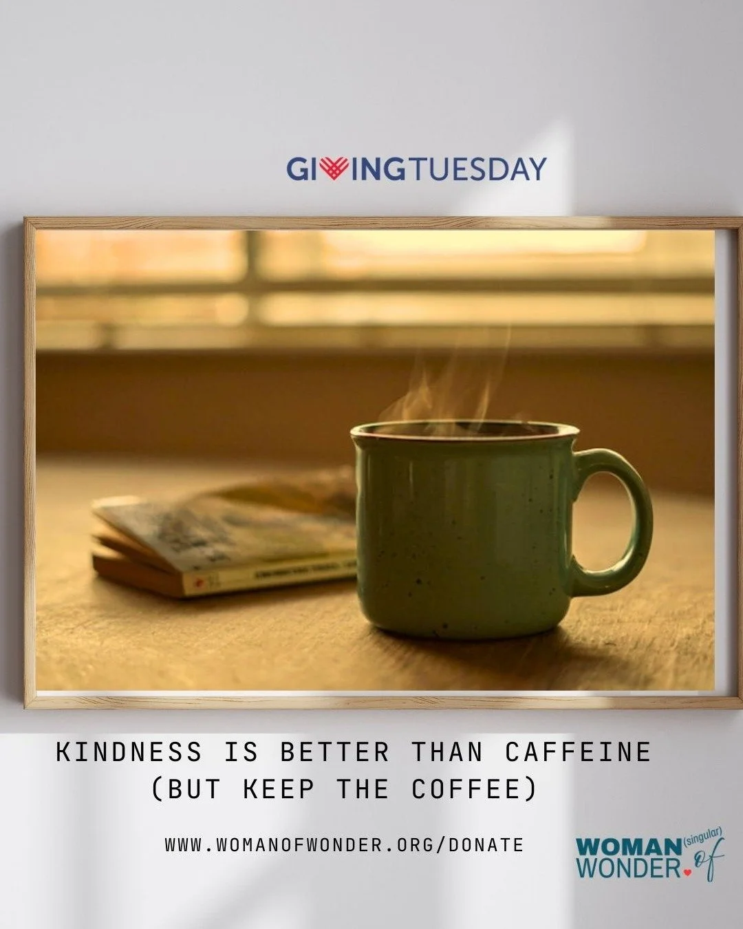 Tomorrow morning fuel your morning with a fresh cup of joe and tonight fuel futures with generosity. 
Your #givingtuesday gift helps women in Southwest Washington earn scholarships which fuels their story.
👉 Donate here (matching funds!) : https://w