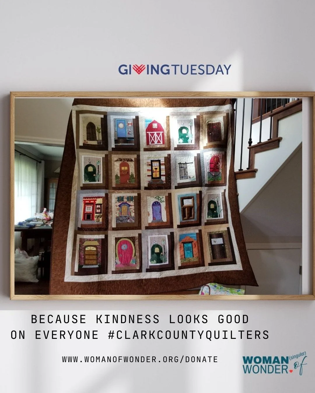 clarkcountyquiltersvancouverwa

One of the most beautiful gifts we participated in was the Opportunity Quilt created by @clarkcountyquiltersvancouverwa. Hours of love went into its stitches, and a total of $3,765 of raffle tickets were sold to benefi