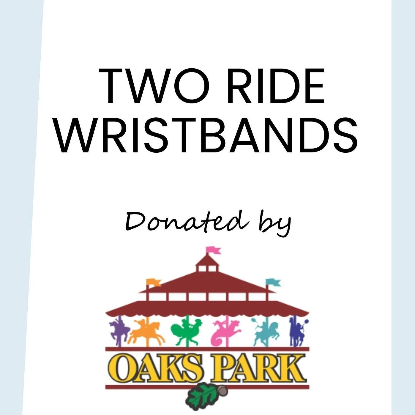 Thank you to @oaksamusementpark for donating two (2) Ride Wristbands good for unlimited rides all day long! What a fun and generous gift &mdash; we&rsquo;re grateful for your support of the Woman of Wonder White Elephant Book Exchange. 
Learn more ab