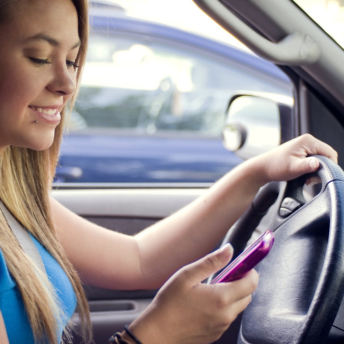Tell your teen texting in the car is fine, as long as the car is parked. 