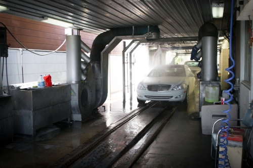 Car washes also provide waxing serivices.