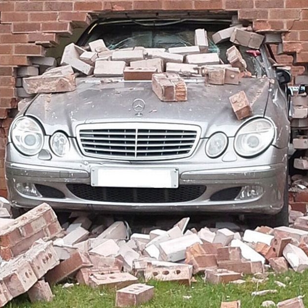 This driver dozed off.