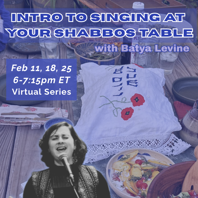 Intro to Singing at Your Shabbos Table