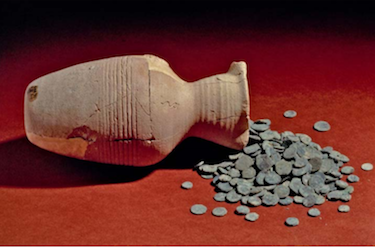 Jar with coins