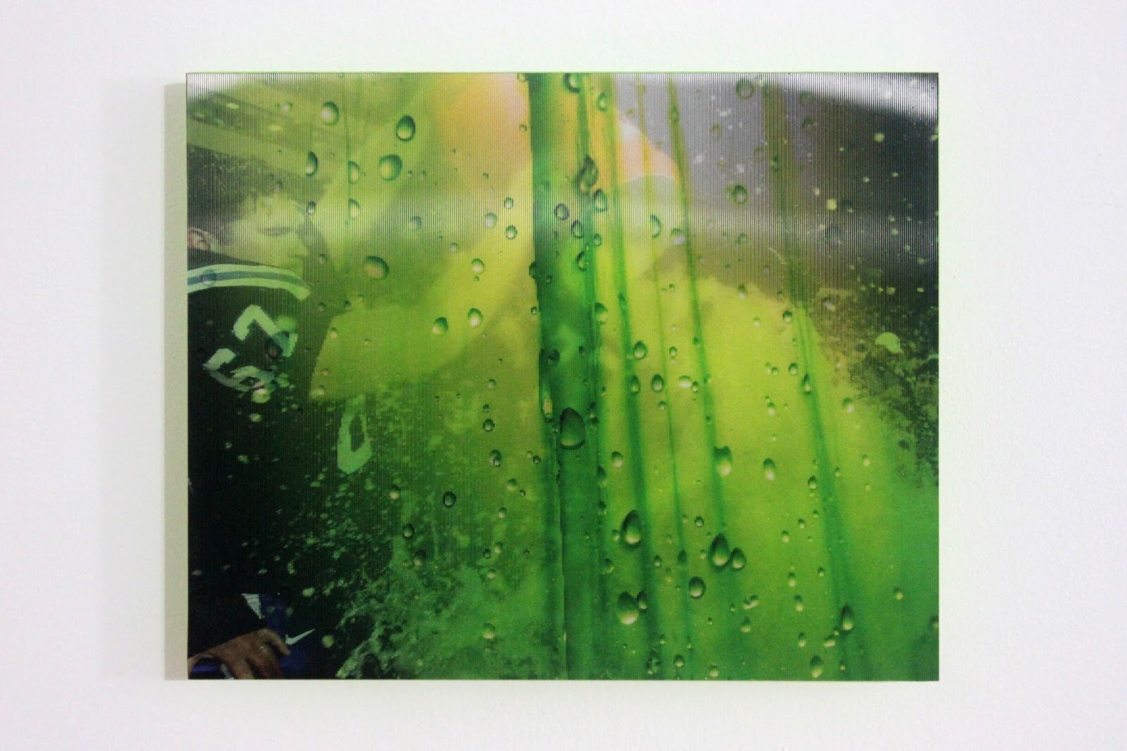   Thirst (Neon Green #9093)  (lenticular photograph mounted to acrylic) 2015 