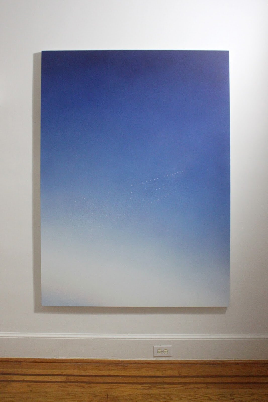   Skywriting (QUIET)  (acrylic on canvas) 2015 