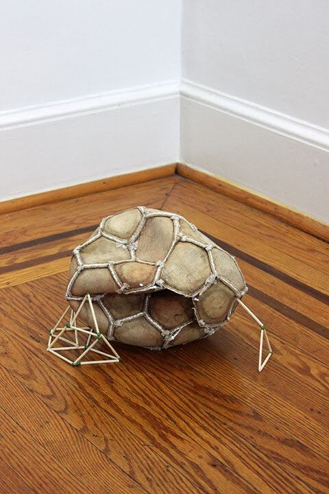   Santos Soares &nbsp;(matches, fabric glue and soccer ball) 