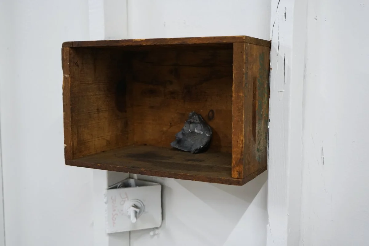  Dakota Parkinson   another step across the rubicon   2023. Clay, performance remnant, woodfired. 