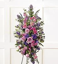 Purple and Pink Standing Spray