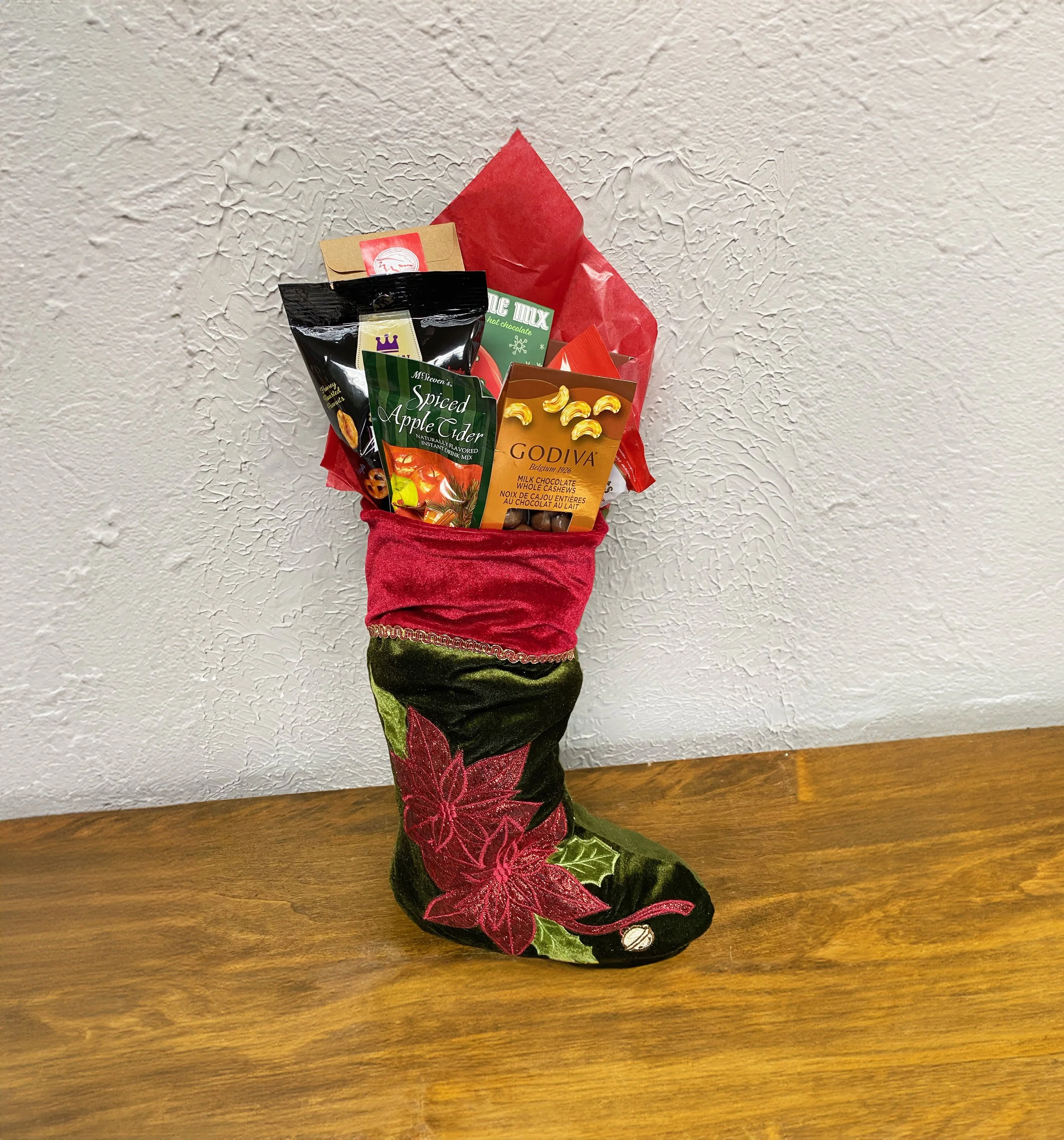 Stocking filled treats