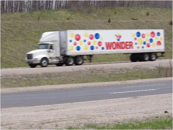PHOTO CAPTION: Peter criss-crossed Canada and the U.S. by hitching rides in long-haul trucks, whose drivers were subjected to improvised plays. SOURCE: Subcutaneous Theatre archives.