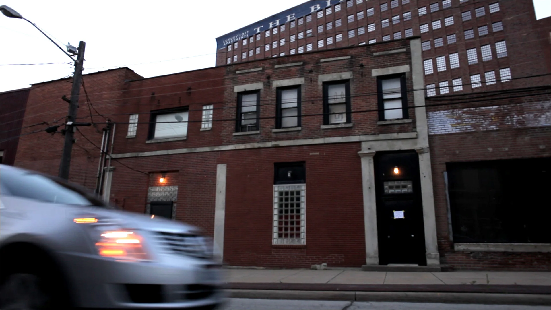 PHOTO CAPTION: A dilapidated storefront space in Cleveland's Warehouse District has been home to Subcutaneous Theatre, aka Sub-Q, since 2008. SOURCE: Subcutaneous Theatre archives.